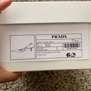 Prada kitten heel pumps